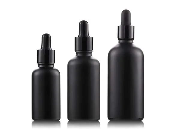 5ml-100ml Black Glass Dropper Bottles Bulk