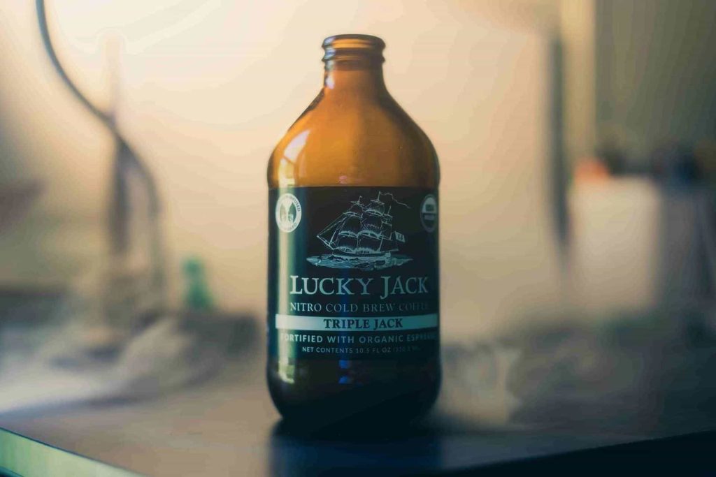 coffee in bottle