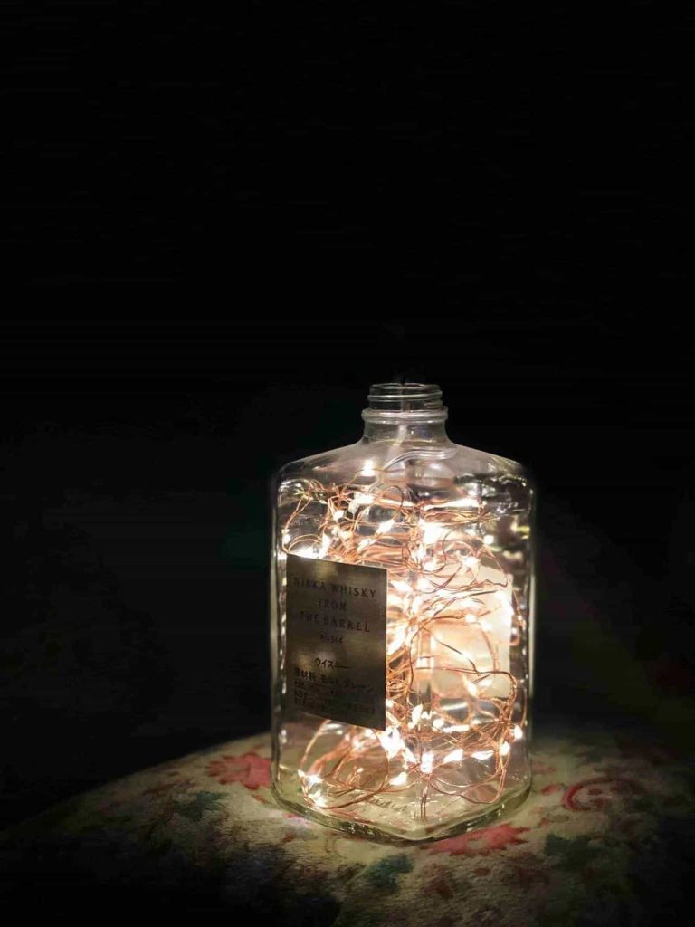 glass bottles