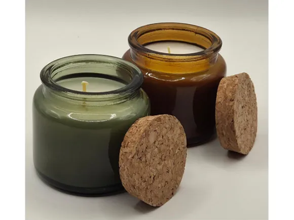 Wholesale Glass Candle Jars Container With Lids