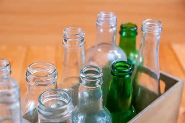 Empty glass bottles wholesale