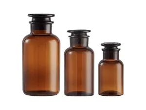 amber glass bottle