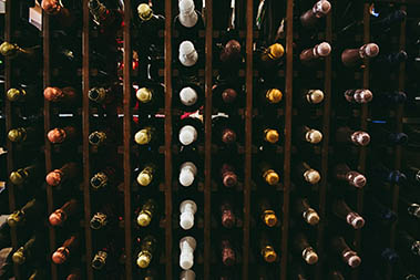 glass wine bottles