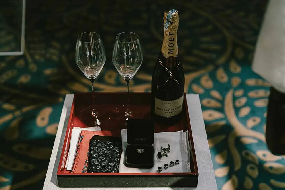 Prosecco champagne bottle