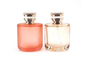 ottagonale di vetro 5 ml bottiglia a rullo d'oro placcatura UV olio