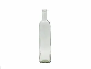 250ml 500ml 750ml Clear Empty Bulk Square Olive Oil Bottle