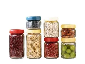 Tarro De Vidrio Hermético Con Tapa Inoxidable - 1700 Ml, Para Almacenar Alimentos, Café, Galletas, Cocina