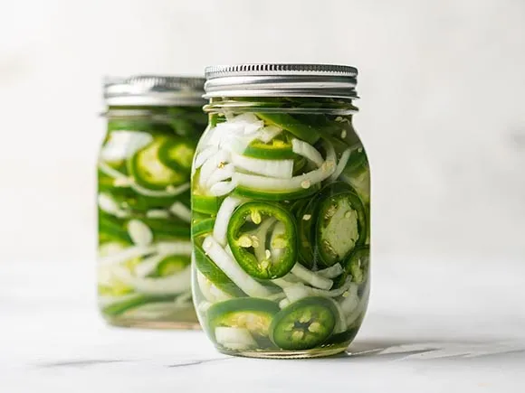 Glass Pickled Jalapeno Jars