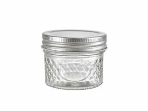 Wide Mouth 120ml 4oz Canning Food Storage Jars in Bulk With Metal Lids