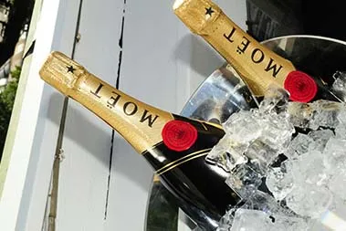 champagne bottle