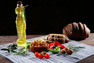 glass bottle for oil