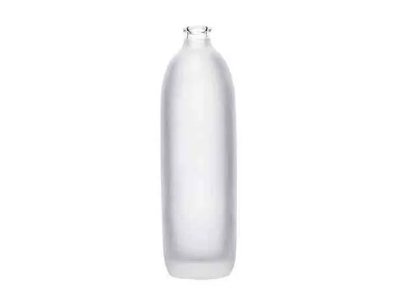 Moderne heupfles van glas voor whisky en sterke drank (Single Shot 100 ml Double Shot 240 ml, Leder Dark & Tan