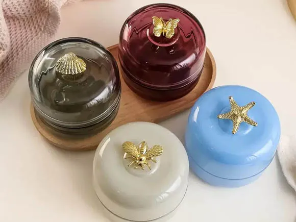 24 Barattoli Metallici Neri Per Candele 113g Con Coperchi Finto Legno - Contenitori In Latta 6,3x5,2 Cm Per Candele Fai Da Te - 3