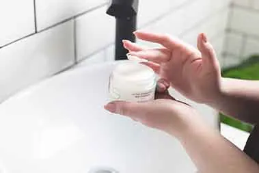 glass cream jars