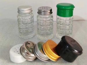 50ml Glass Spice Jars With metal plastic Lids Bulk