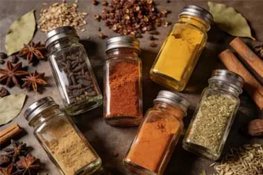 glass jars for spice