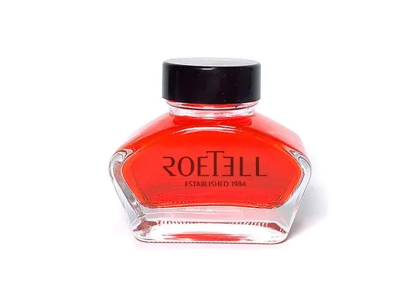 ink bottle with custom surface finish