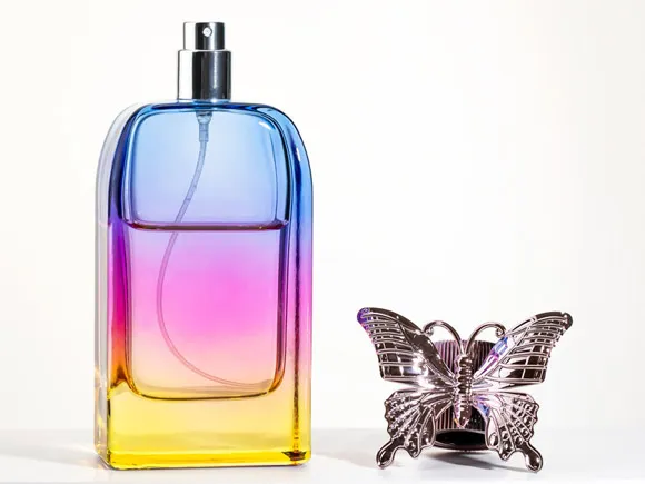 Gradient Color Bulk Glass Perfume Spray Bottles