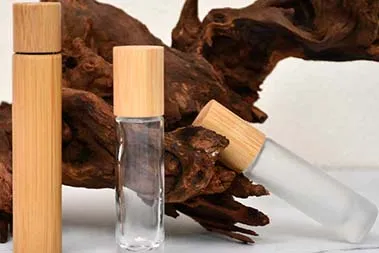 glass roll on bottles