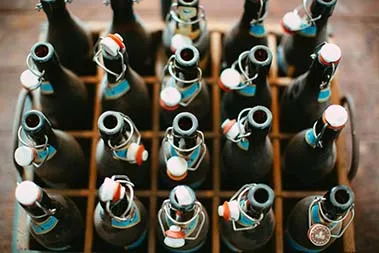 swing top glass bottles