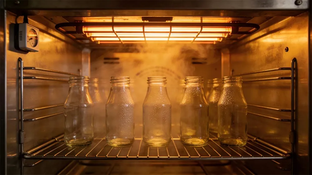 Sterilize Glass Bottles for Hot Sauce (2)