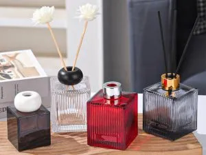 200ml Square Aromatherapy Empty Glass Diffuser Bottles Wholesale