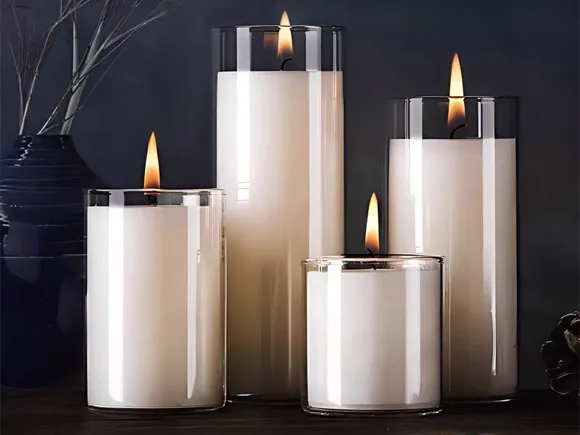 High Borosilicate Empty Glass Candle Jars Wholesale
