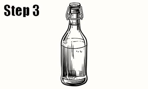 Sample swing top bottle