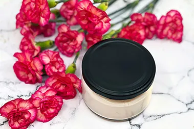glass cream jars