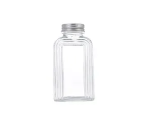 250ml 350ml 500ml Stripes Glass Bottles Wholesale For Beverage Juice Cold Brew Coffee