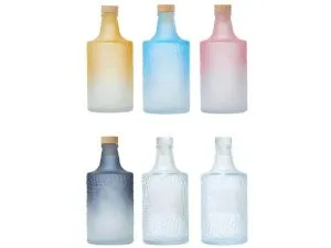 500ml Wholesale Glass Liquor Bottles with Lids For Alcohol Juice