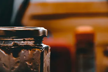 glass jars with lids