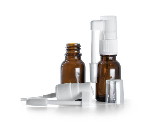 oral spray glass bottle