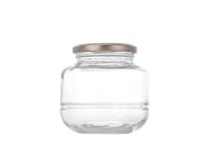 3oz-16oz Wholesale Glass Food Storage Jars with Metal Lids