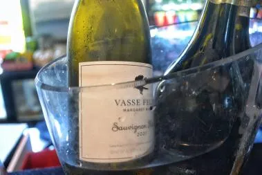 large wine bottles