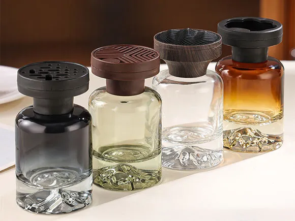 110ml Round Decorative Wholesale Reed Diffuser Bottles with Caps
