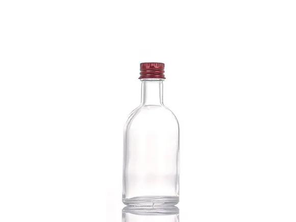 蓋付き50mlミニウイスキーボトル卸売 - 信頼できるガラスボトル、瓶