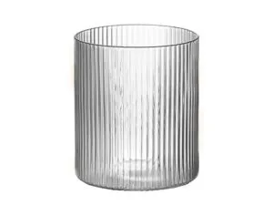 Ribbed Borosilicate Glass Cups Wholesale