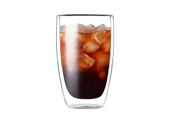 Wholesale Borosilicate Double Wall Glass Coffee Mug