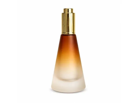 15ml 25ml Bulk Frosted Amber Glass Cosmetic Bottles Wholesale