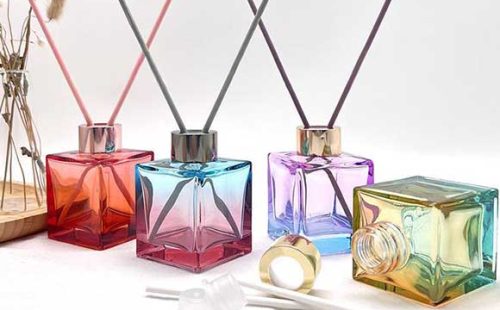 100ml 4 Colors Luxury Glass Empty Reed Diffuser Bottles Wholesale