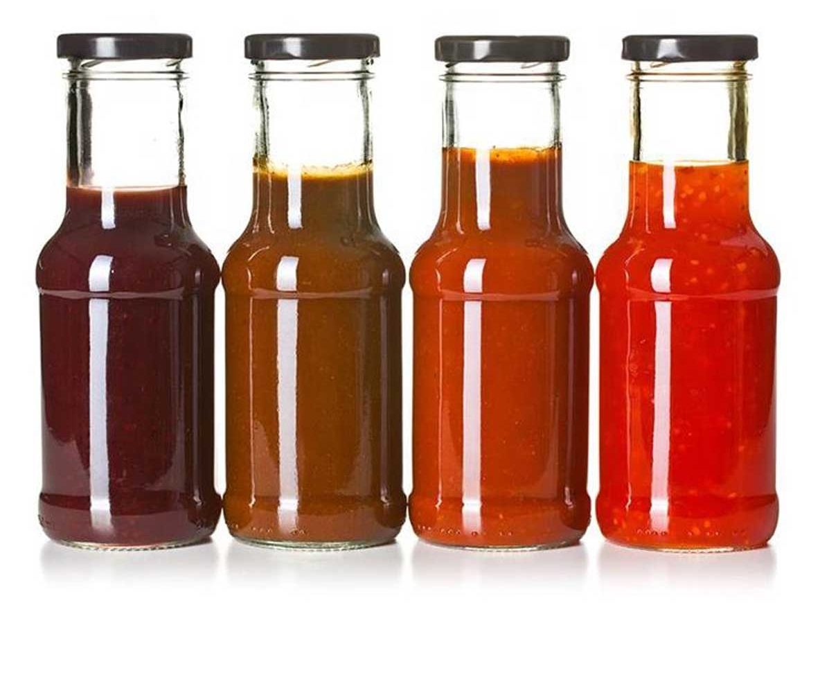 bulk glass hot sauce bottles