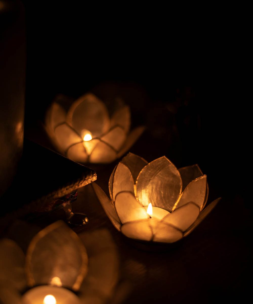 decorative glass candle holders