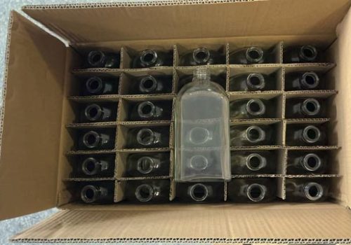 glass beverage bottle packaging