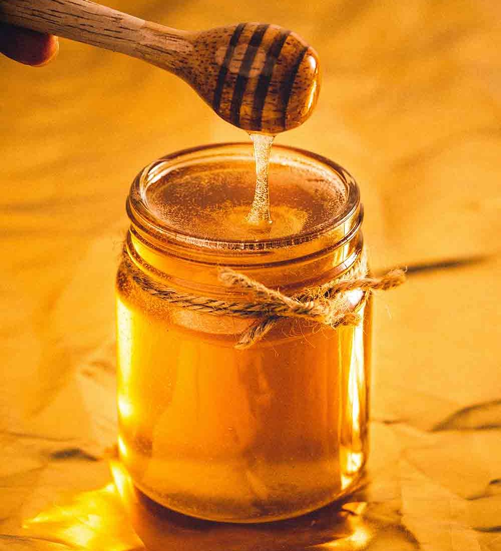 glass honey jar 2