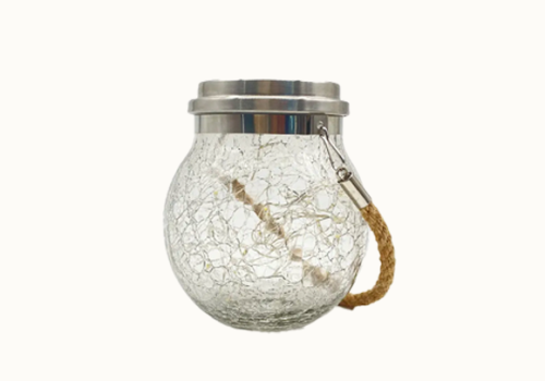 round solar mason glass jar wholesale