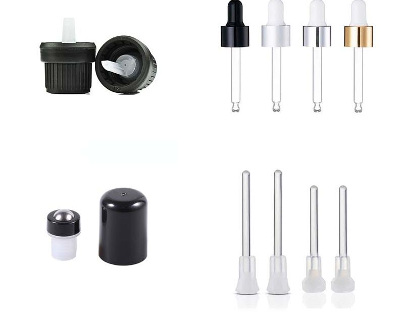 matched accessories for essential oil bottles
