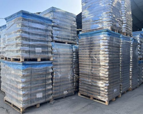Onderzetters Voor Glazen - Rond - Kleurrijke Lucht Boven Een Veld Klaprozen In Denemarken 10x10 Cm Glasonderzetters 6 Stuks