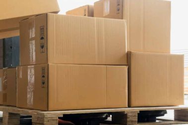 boxes on pallet