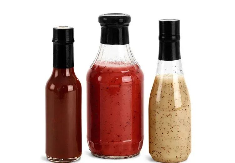 sauce jars with lids various shapes